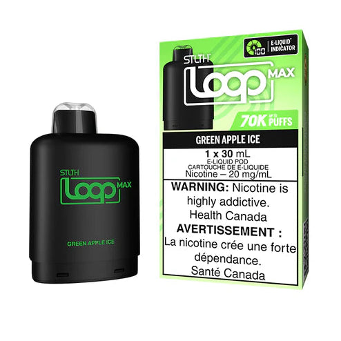 STLTH LOOP MAX vape POD packaging on a white background