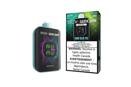 STLTH x Geek Bar 80k - Sour Blue Ice - Disposable Vape - Wee Shisha N Vape