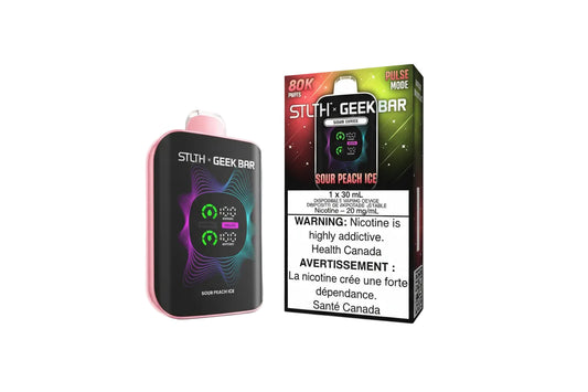 STLTH x Geek Bar 80k - Sour Peach Ice - Wee Shisha N Vape