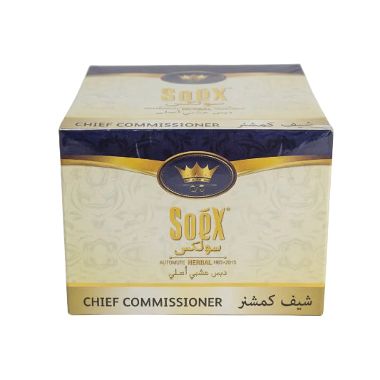Soex 250gm Chief Commissioner packaging on a white background