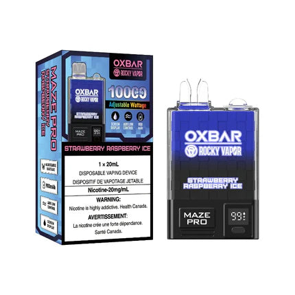 OXBAR Maze Pro 10k -  Strawberry Raspberry Ice - Disposable - Wee Shisha n Vape