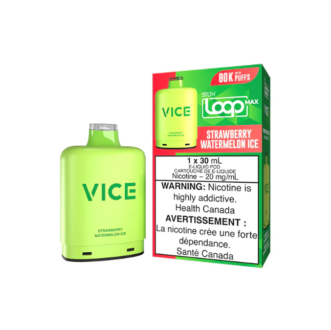 Strawberry Watermelon Ice - STLTH Loop Max x Vice Pod - Wee Shisha N' Vape