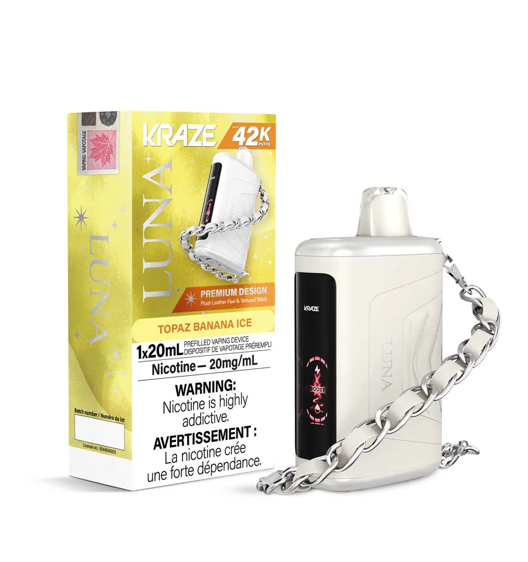 Kraze Luna 42K -  Topaz Banana Ice - Wee Shisha N Vape