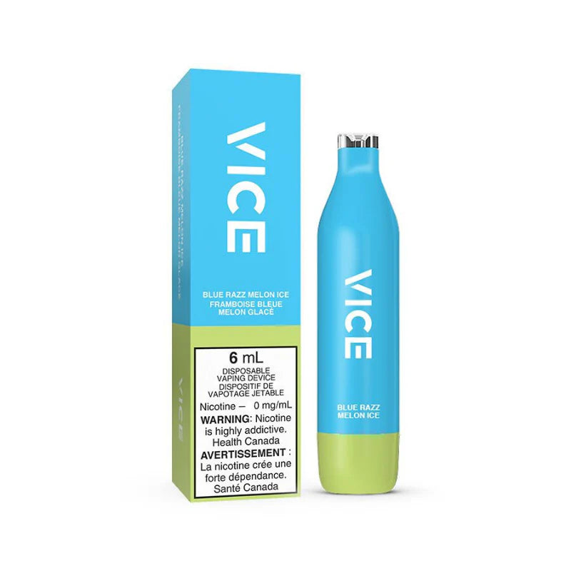 Vice 2500 Nic Free - Blue Razz Melon Ice - Wee Shisha n Vape