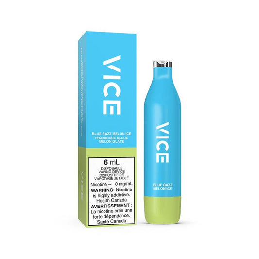 Vice 2500 Nic Free - Blue Razz Melon Ice - Wee Shisha n Vape