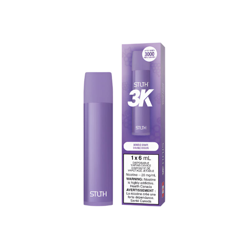 Stlth 3k -Double Grape - wee shisha n vape