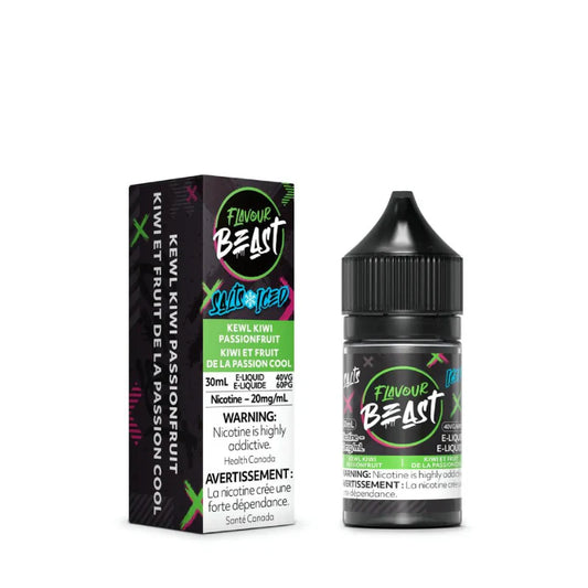 Flavour Beast Salts 20mg - Kewl Kiwi Passionfruit - E Liquid - Wee Shisha N Vape