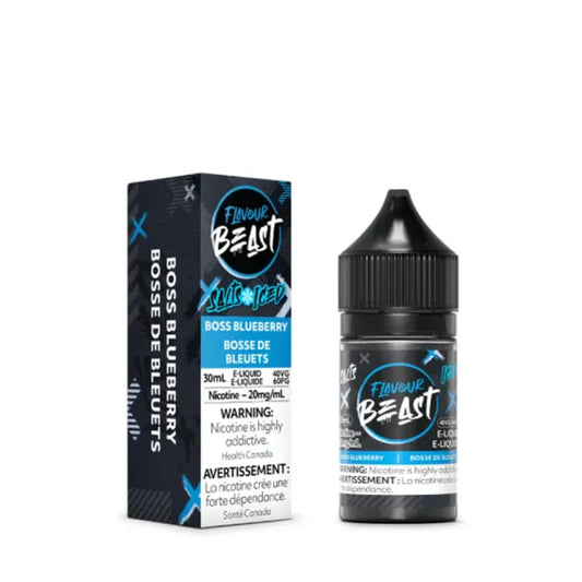 Flavour Beast Salts 20mg - Boss Blueberry Iced - E Liquid - Wee Shisha N Vape