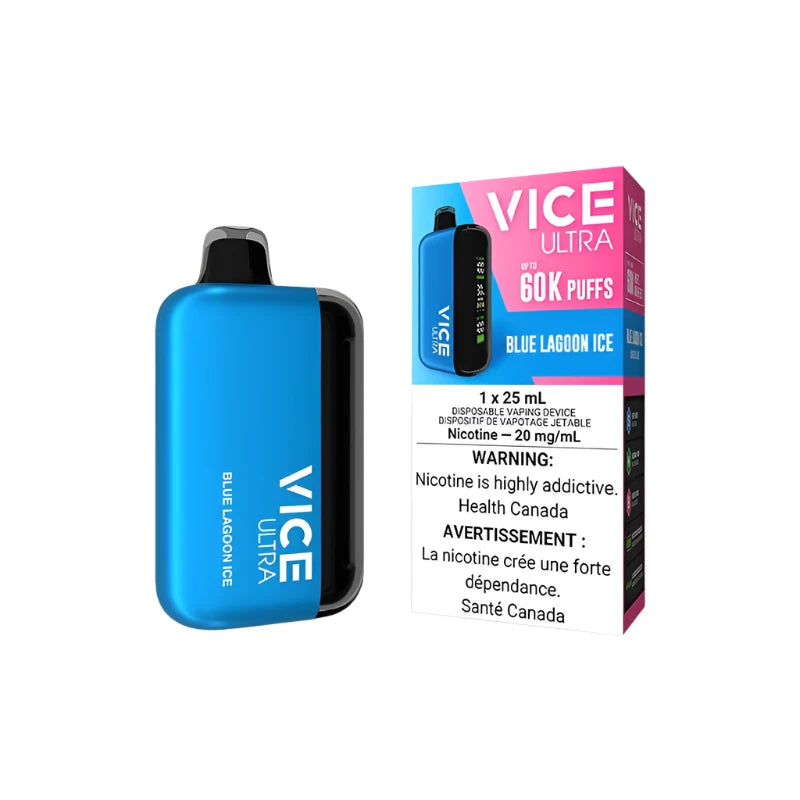 Vice Ultra 60kPuffs - Blue Lagoon Ice - Disposable - Wee Shisha N Vape