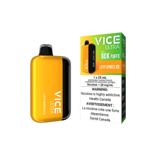 Vice Ultra 60kPuffs - Litty Spritz Ice - Disposable - Wee Shisha N Vape