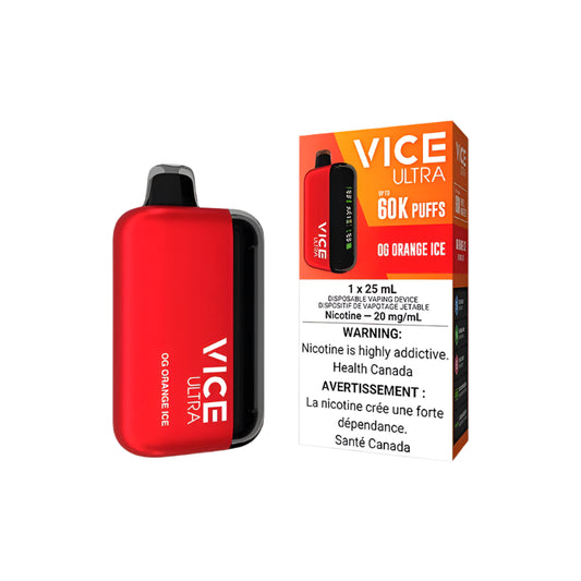 Vice Ultra 60kPuffs - OG Orange Ice - Disposable - Wee Shisha N Vape