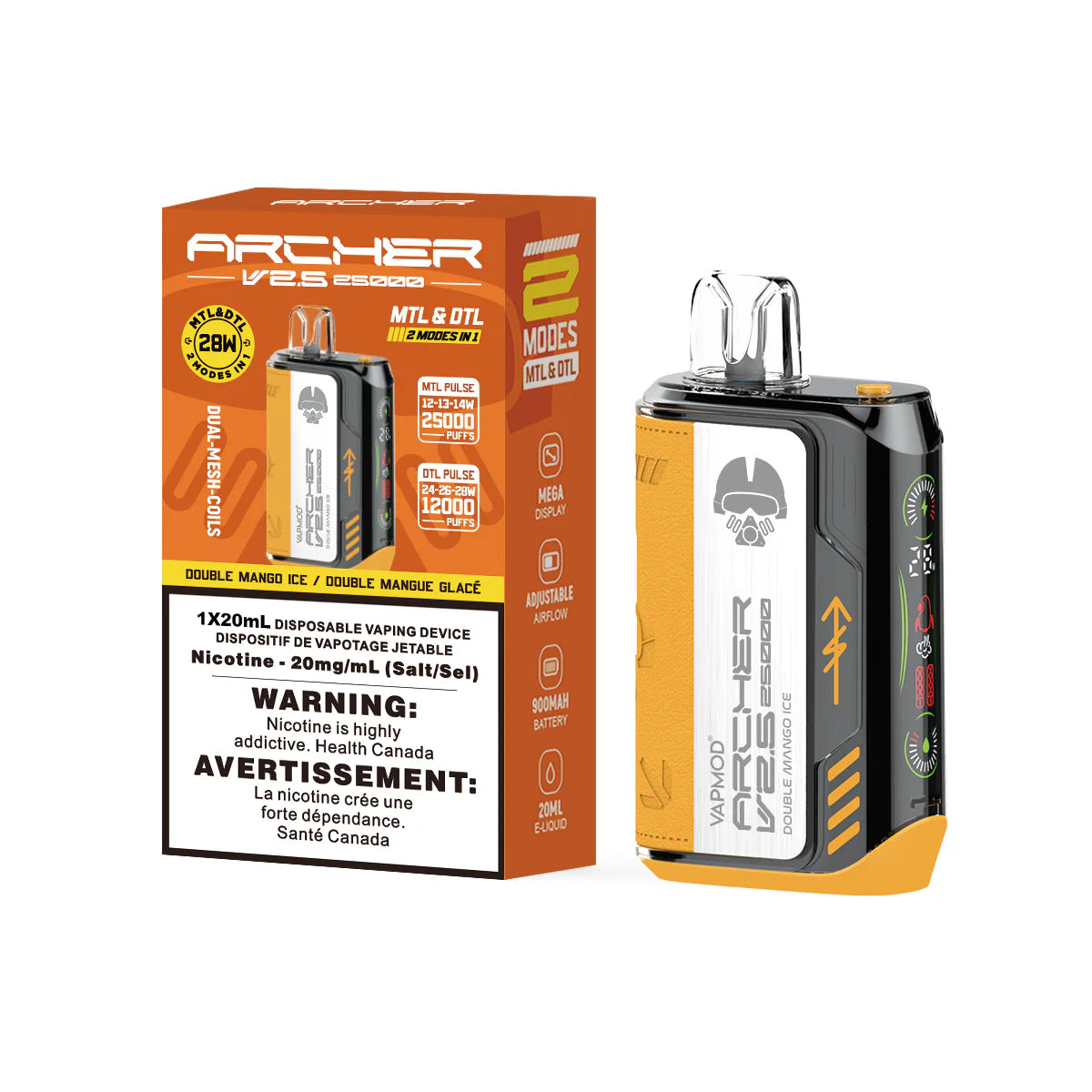 Vapmod Archer v2.5 - Double Mango Ice-Wee Shisha N Vape