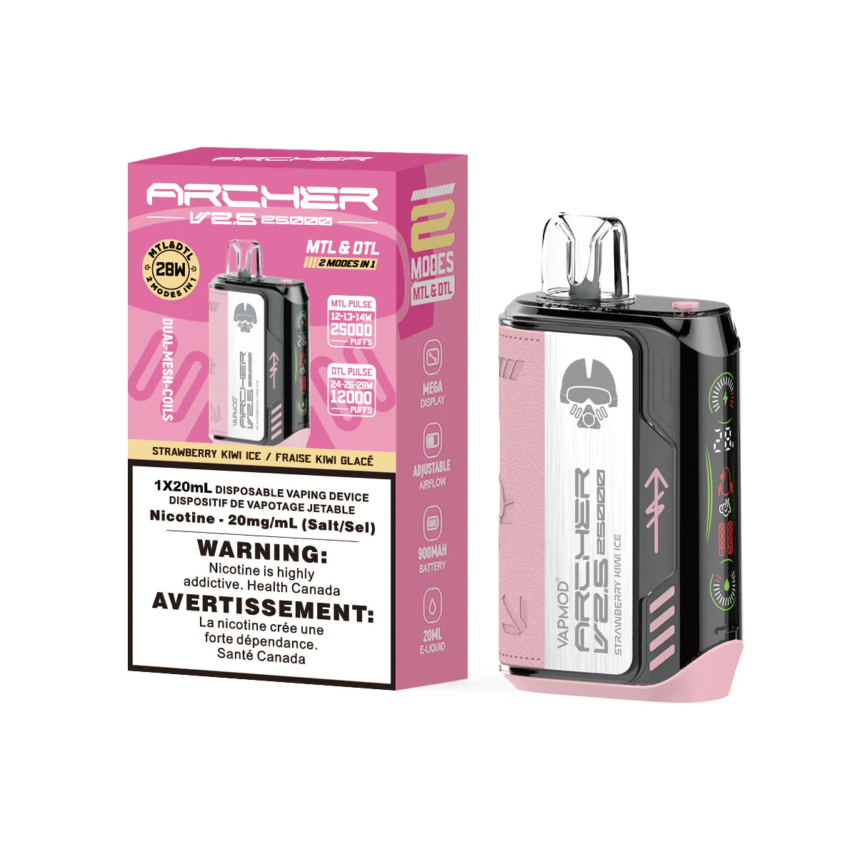 Vapmod Archer v2.5 - Strawberry Kiwi Ice