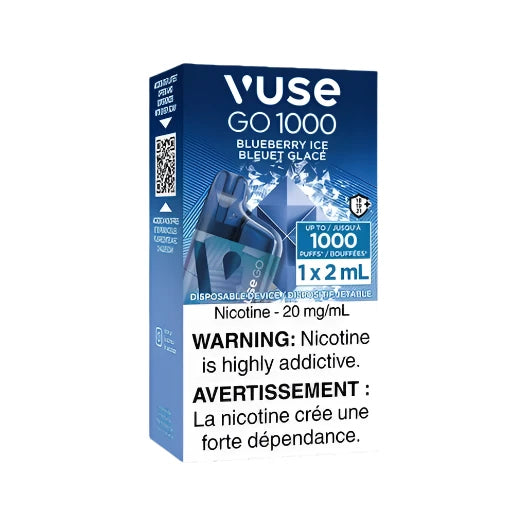 Vuse Go 1000 - Blueberry Ice - Wee Shisha N Vape