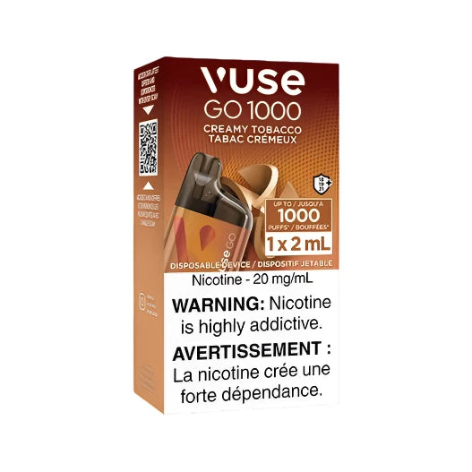 Vuse Go 1000 - Creamy Tobacco - Wee Shisha N Vape