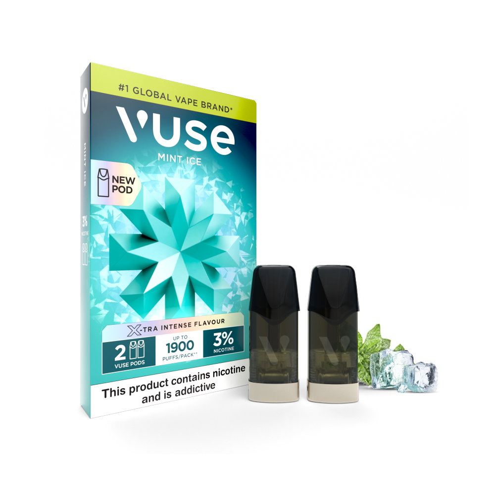 vuse mint pods price Pod - Ice Vape | Choose your Flavour Color:Black White Style_Inhale Activated GB Sour Apple B-Burst