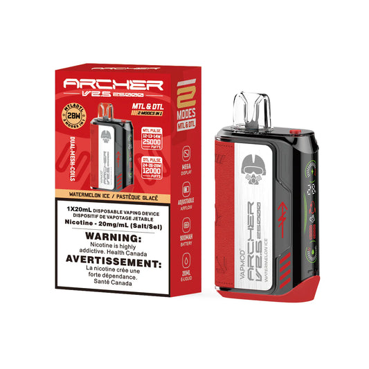 Vapmod Archer v2.5 - Watermelon Ice - disposable - wee shisha n vape