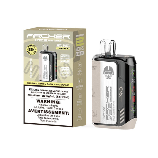 Vapmod Archer v2.5 - Wild White Grape - disposable - wee shisha n vape