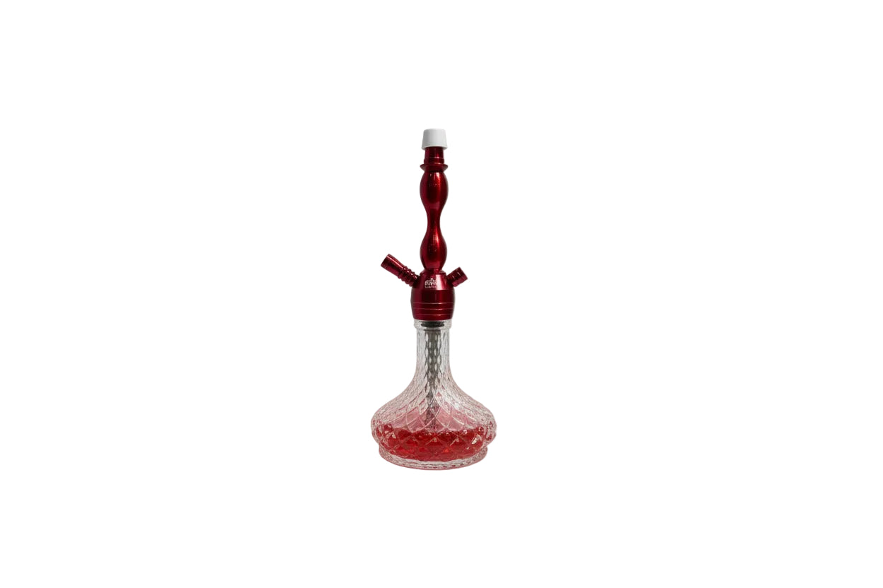 Wee Shisha - 19" Colored Hookah - Red - Wee Shisha N Vape