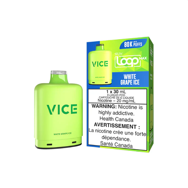 White Grape Ice - STLTH Loop Max x Vice Pod - Wee Shisha N' Vape