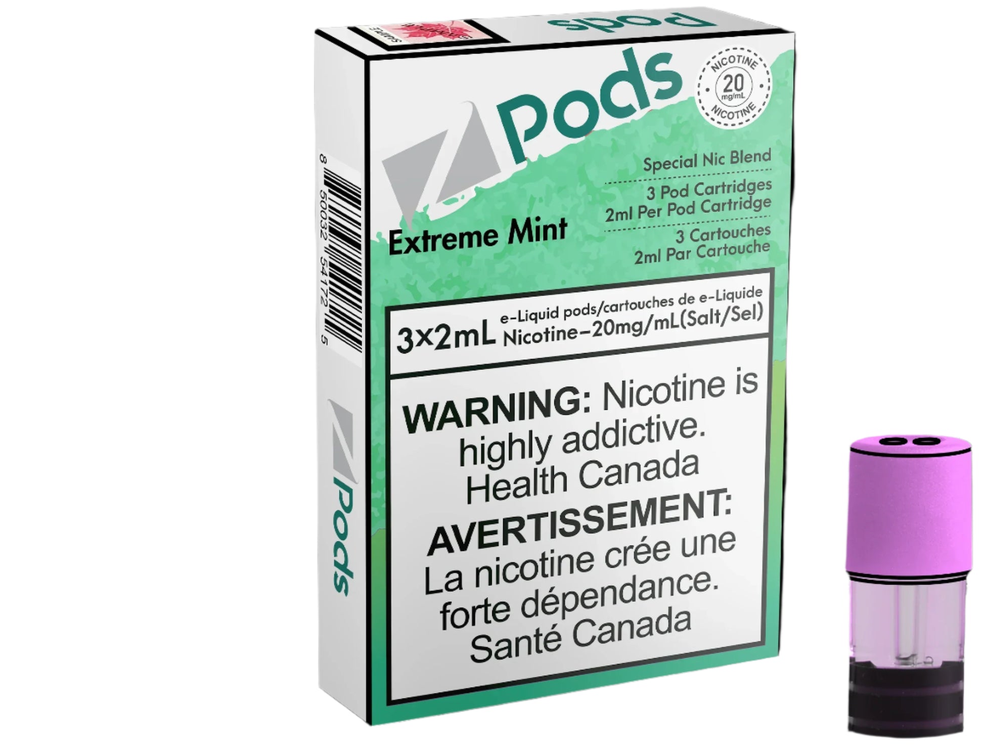 Z Pod - Extreme Mint - Wee Shisha N Vape