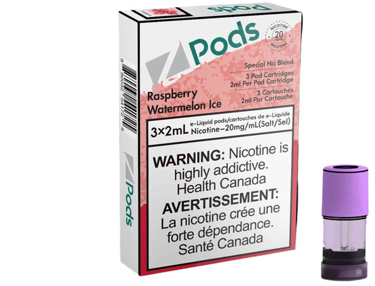 Z Pod - Raspberry Watermelon Ice - pod - wee shisha n vape