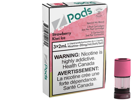 Z Pod - Strawberry Kiwi Ice - Wee Shisha N Vape
