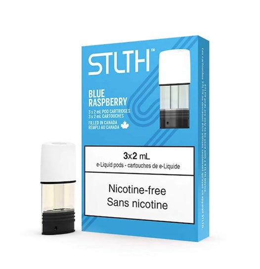 Stlth Pod Nicotine Free - Blue Raspberry - Pod - Wee Shisha N Vape