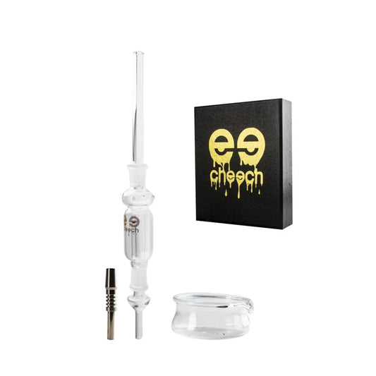 Cheech Glass Nectar Collector Kit With Clip - concentrate vaporizer - Wee Shisha N Vape
