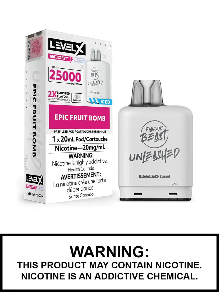 Flavour Beast Level X Unleashed Boost G2 25K - Epic Fruit Bomb