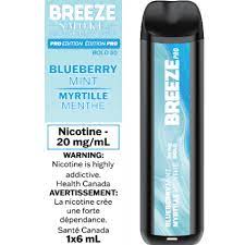 Breeze Pro 2000 - Blueberry Mint - Wee Shisha N Vape