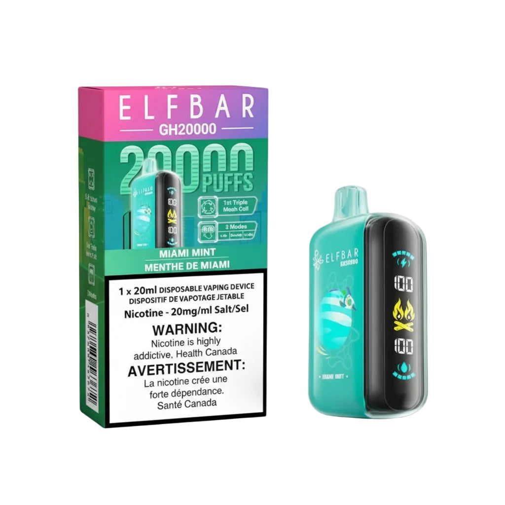 Elf Bar GH20000 - Miami Mint - disposable - wee shisha n vape