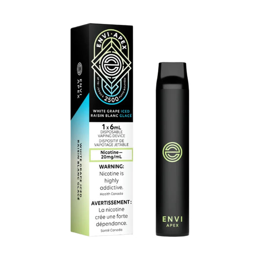 Eny Apex 2500- White Grape Iced-wee shisha n vape