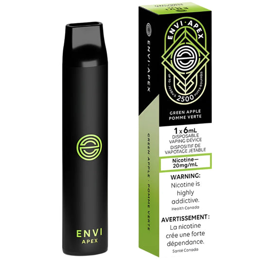 Envi Apex 2500-Green Apple- Wee Shisha N Vape