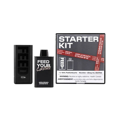 Apple Peach Strawww FEED Device Kit - device - Wee Shisha N Vape