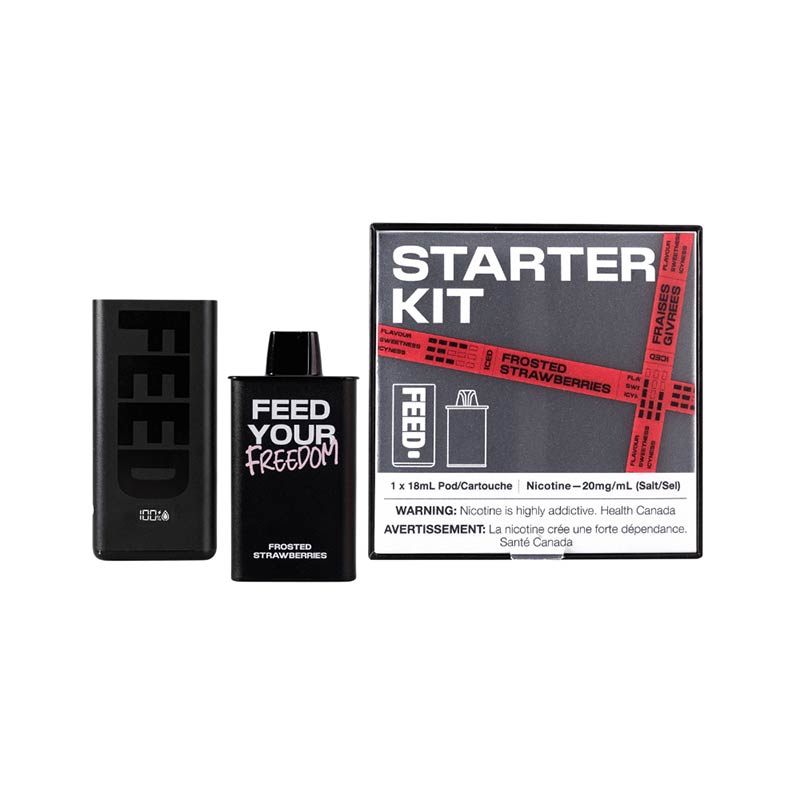 Frosted Strawberries FEED Device Kit - device - Wee Shisha N Vape