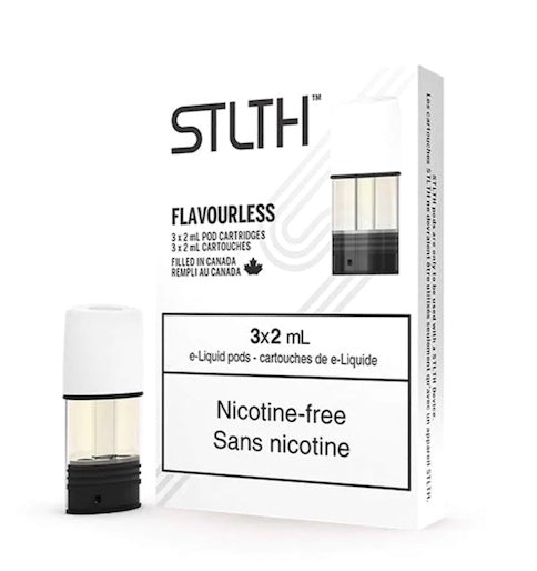 Stlth Pod Nicotine Free - Flavourless - Pods - Wee Shisha N Vape