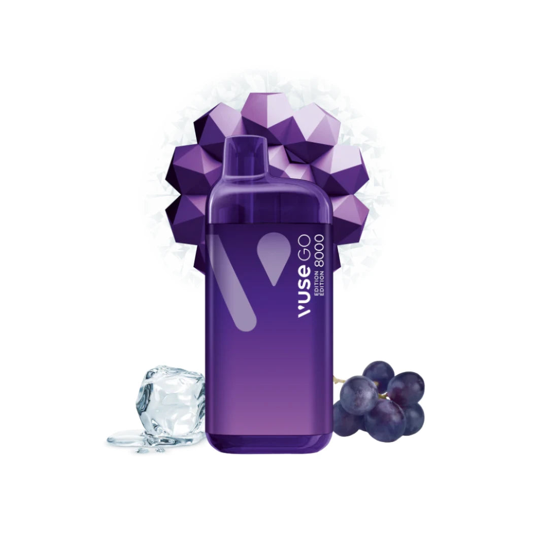 Vuse GO Edition 8000 - Grape Ice - Disposable - Wee Shisha N Vape