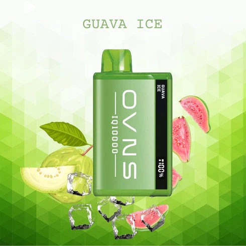 OVNS IQ 10000 - Guava Ice - Disposable - Wee Shisha n Vape\