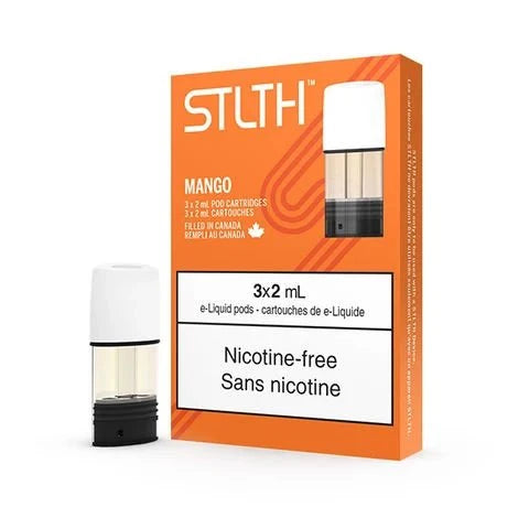 Stlth Pod Nicotine Free - Mango - Pod - Wee Shisha N Vape
