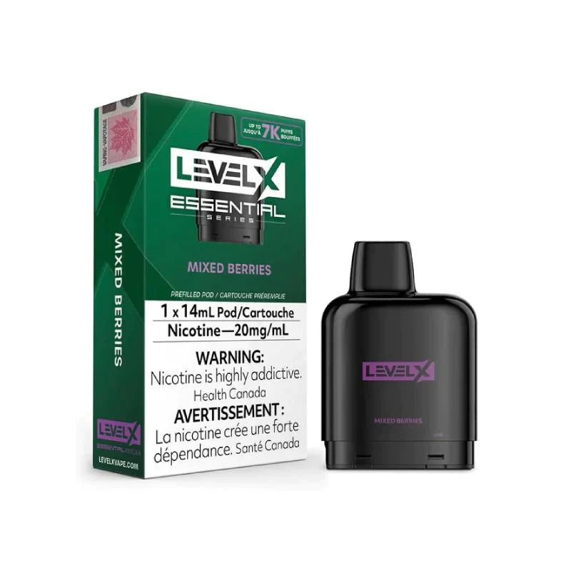 Level X Pod Essential Series - Mixed Berries - Pods - Wee Shisha N Vape