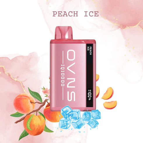 OVNS IQ 10000 - Peach Ice - Disposable - Wee Shisha N Vape