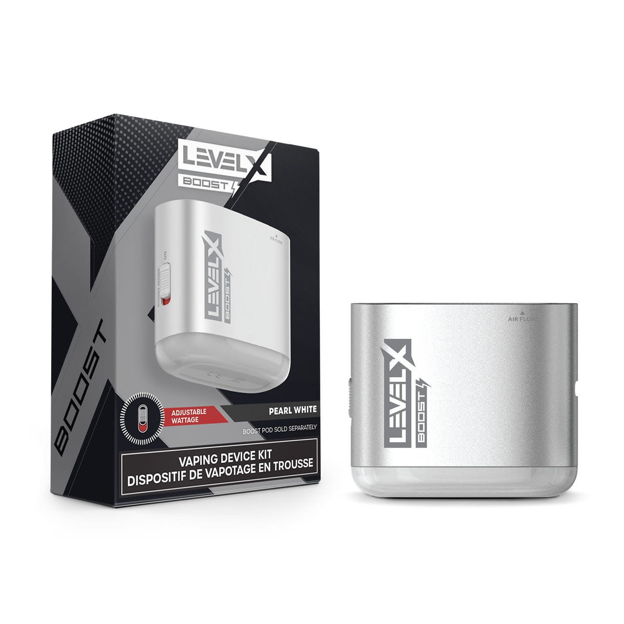 Pearl White Level X Boost Battery - 850 mAh - Device - Wee Shisha N Vape