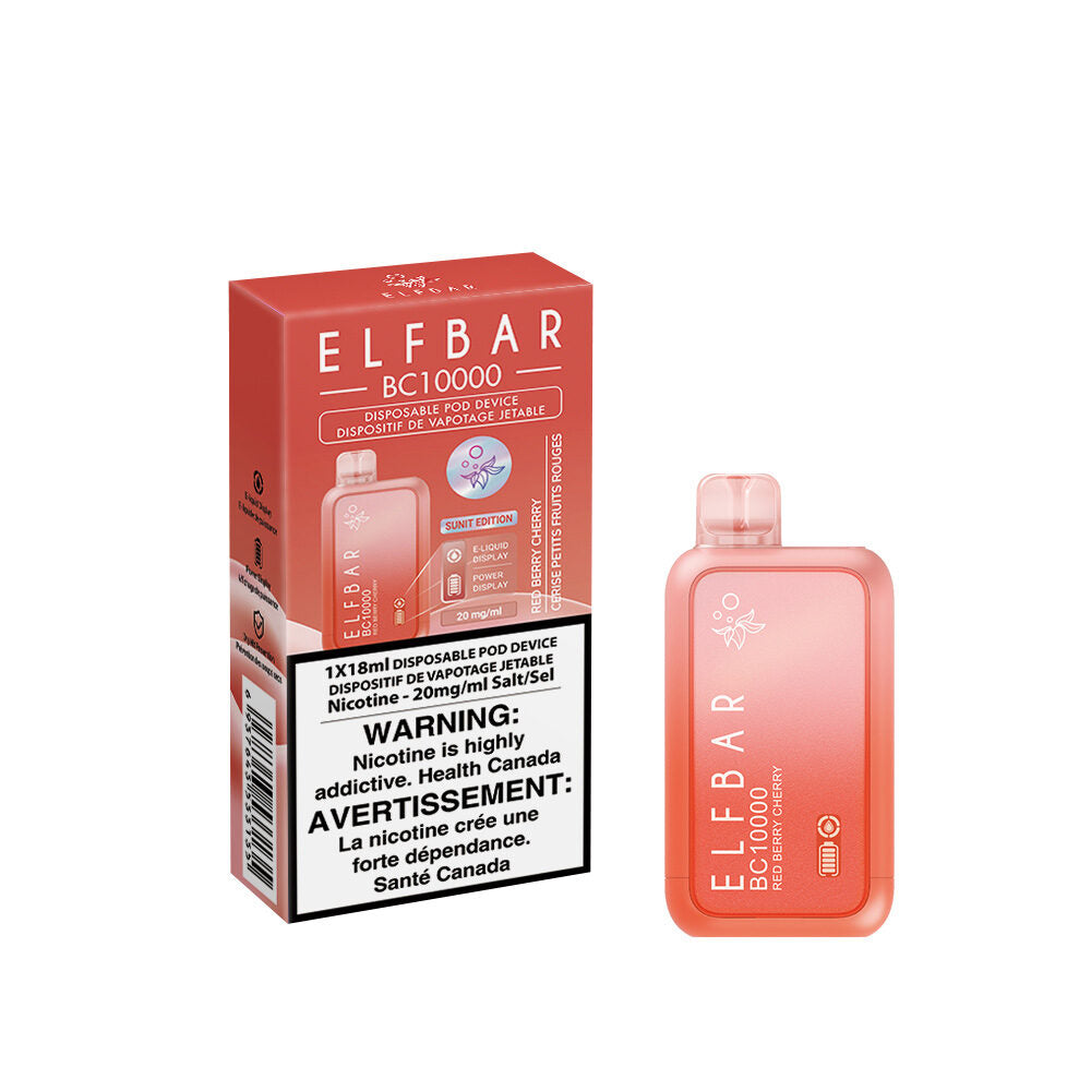 Elf Bar BC10000 - Red Berry Cherry - Disposable - Wee Shisha N Vape