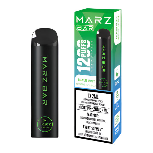 Marz Bar-1200 Puffs - Miami Mint  - Wee Shisha N Vape