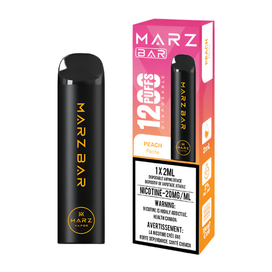 Marz Bar 1200 Puffs - Peach - Wee Shisha N Vape