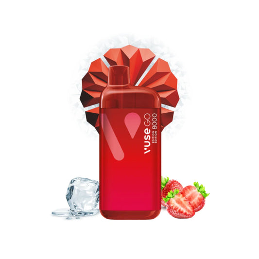 Vuse GO Edition 8000 - Strawberry Ice - Disposable - Wee Shisha N Vape