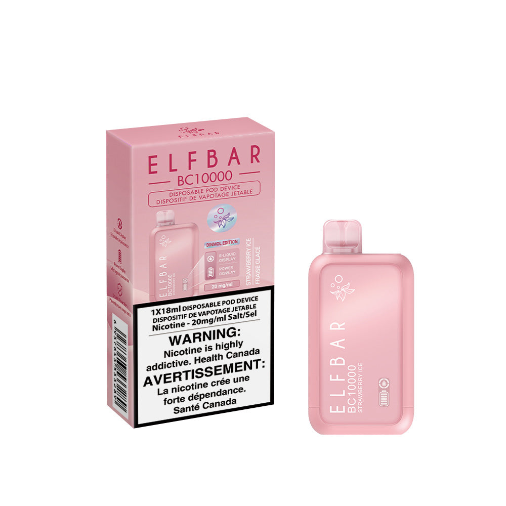 Elf Bar BC10000 - Strawberry Ice - Disposable - Wee Shisha N Vape