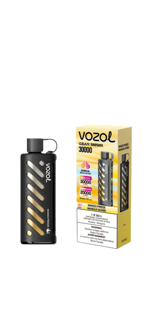 Vozol Gear Shisha 30K - Mango Freezie - disposable - wee shisha n vape
