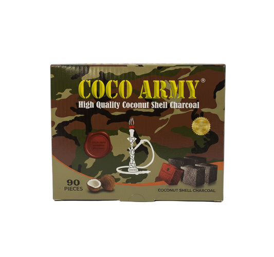 Coco Army Coals - 90 Pieces -Hookah Accessories - Wee Shisha N Vape